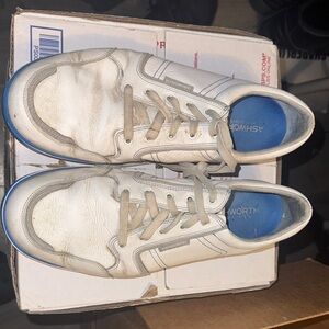 👟 Ashworth Leather Golf Shoes – White/Blue – Men’s Size 12